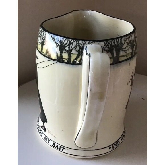 Royal Doulton Isaac Walton Ware Fisherman Jug. Circa 1910 - Picture 2 of 7